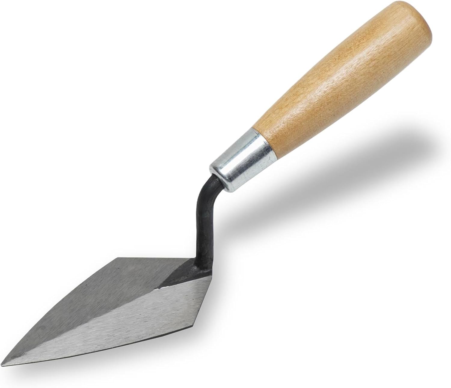 Truelle d'archéologie de Marshalltown, truelle Rigide Pointue de Style londonien, avec Manche en Bois, truelle en Acier, Dimensions : 102x51 mm
