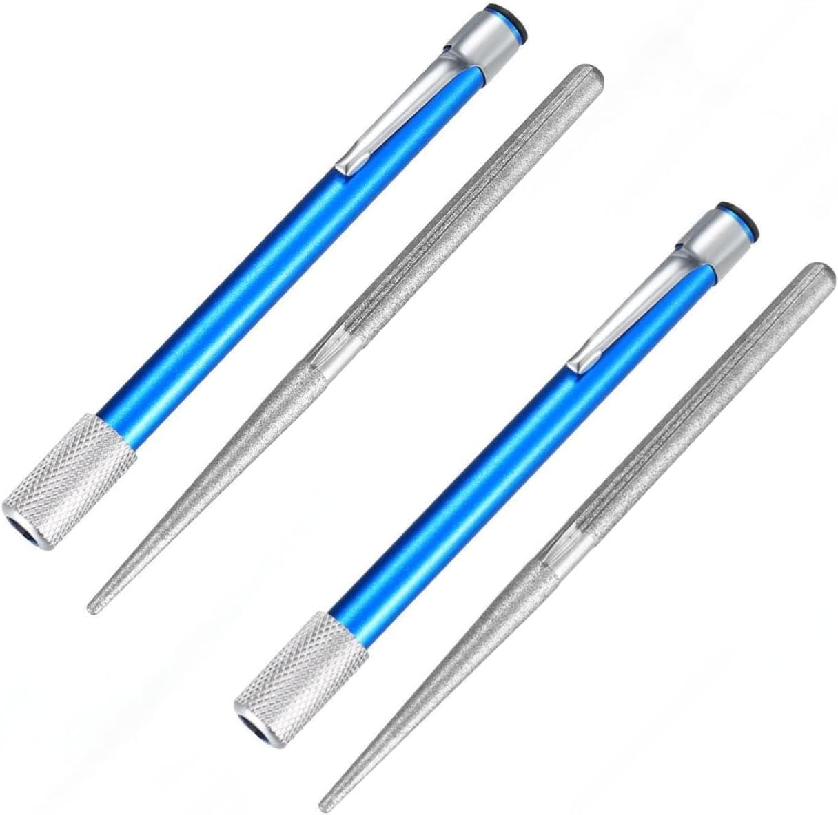 Aiguiseurs de Couteaux, Diamant Affûtage Pierre Stylo Bâton Portable, Poche Diamant Sharpener Affûtage Type Affûteur Outil pour Chasse Eérieure Cuisine