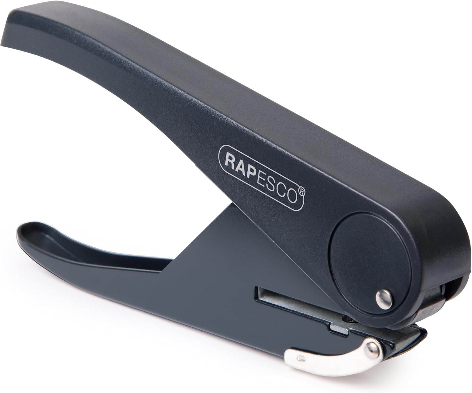 Rapesco PF35A0G1 Sole Pince Perforatrice de Papier à 1 Trou, Noir