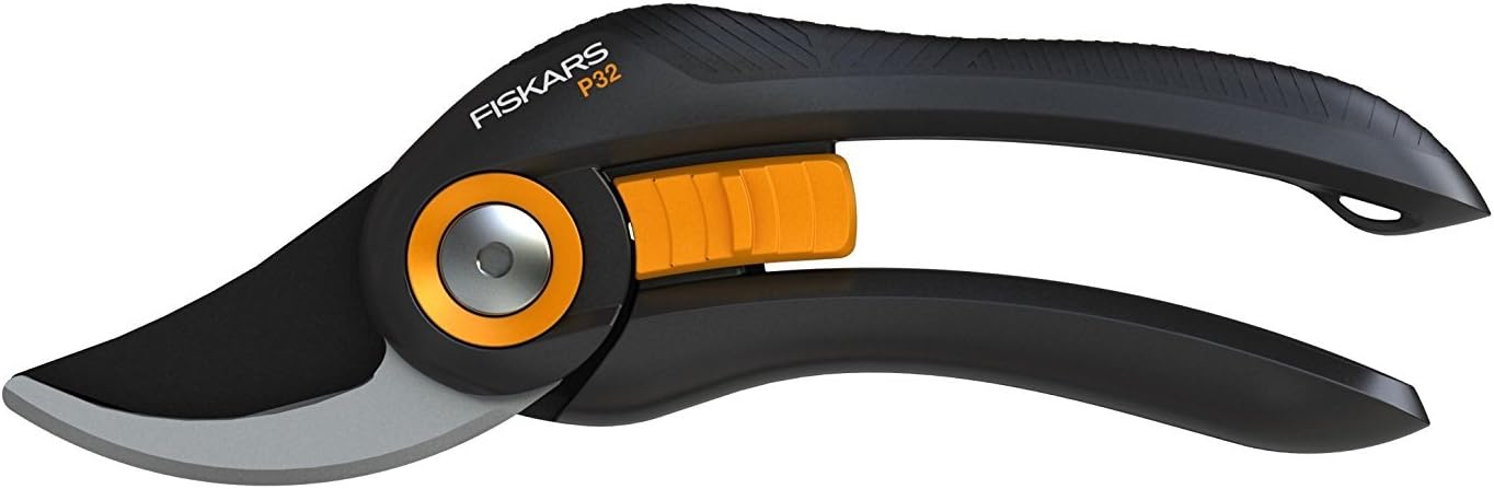 Fiskars Solid Ciseaux à élaguer, Orange/Noir