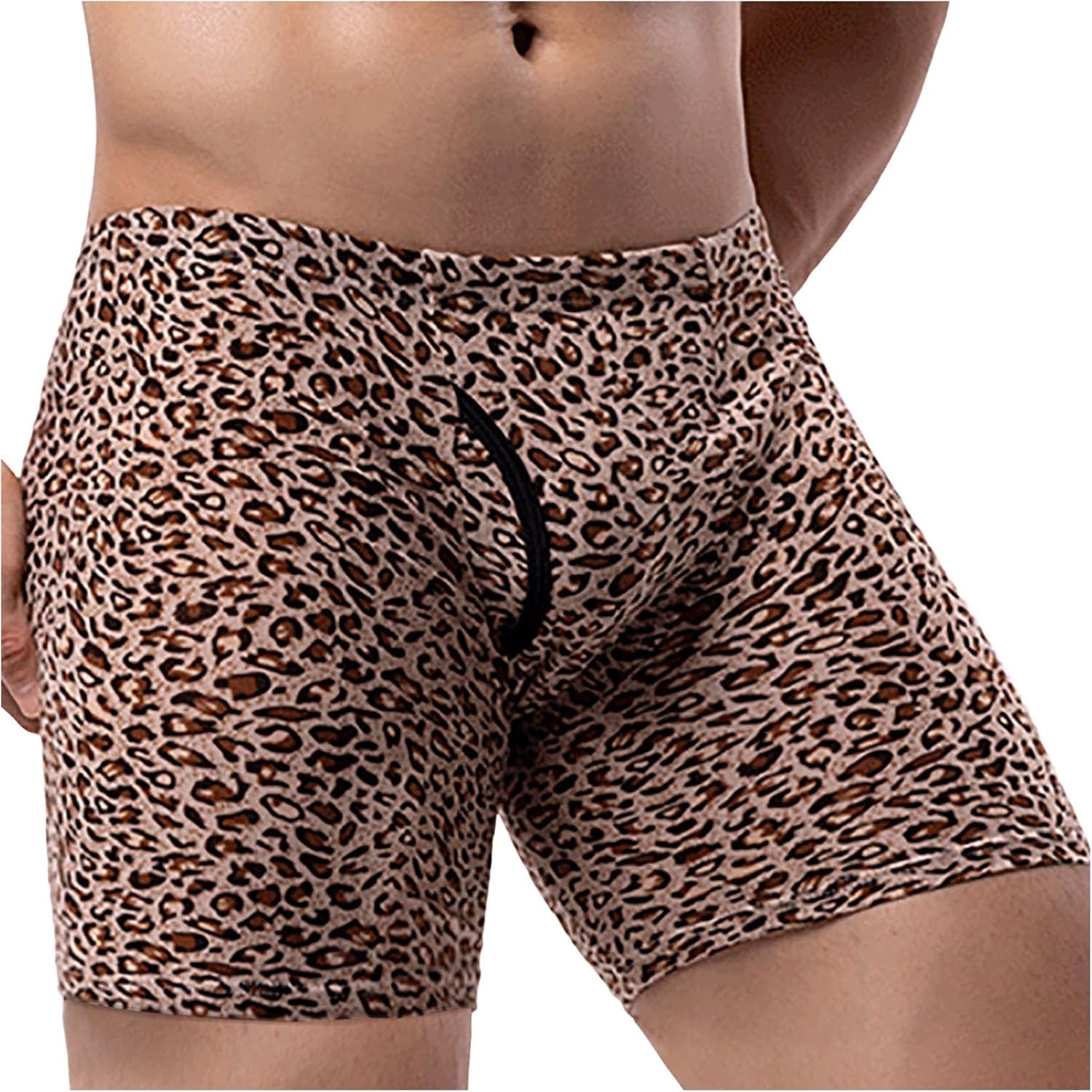 sous-Vêtements Homme Boxer Briefs Blanc Microfibre Respirant Extensible Underwear Ajusté Dim sans Couture Mini Slip