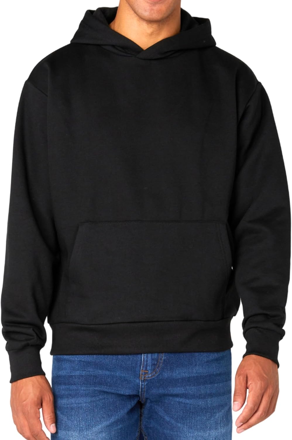 FM London Hoodie pour Homme, Sweat à Capuche pour Homme Essentials -Texture Épaisse, Coupe Décontractée Moderne, en Coton Mélangé Respirant
