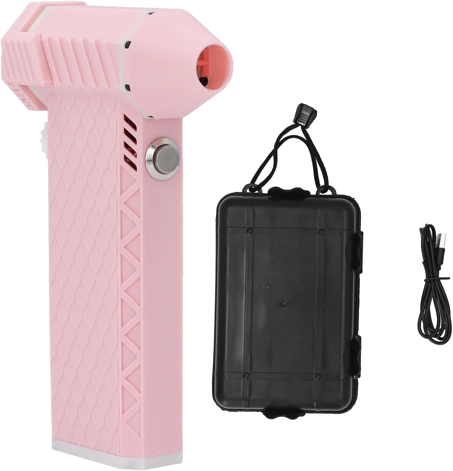 Pour claviers : dépoussiéreur électrique rechargeable rose – Souffleur à jet portatif sans fil avec moteur sans balais de 110 000 tr/min, débit d'air de 25 mètres par seconde,
