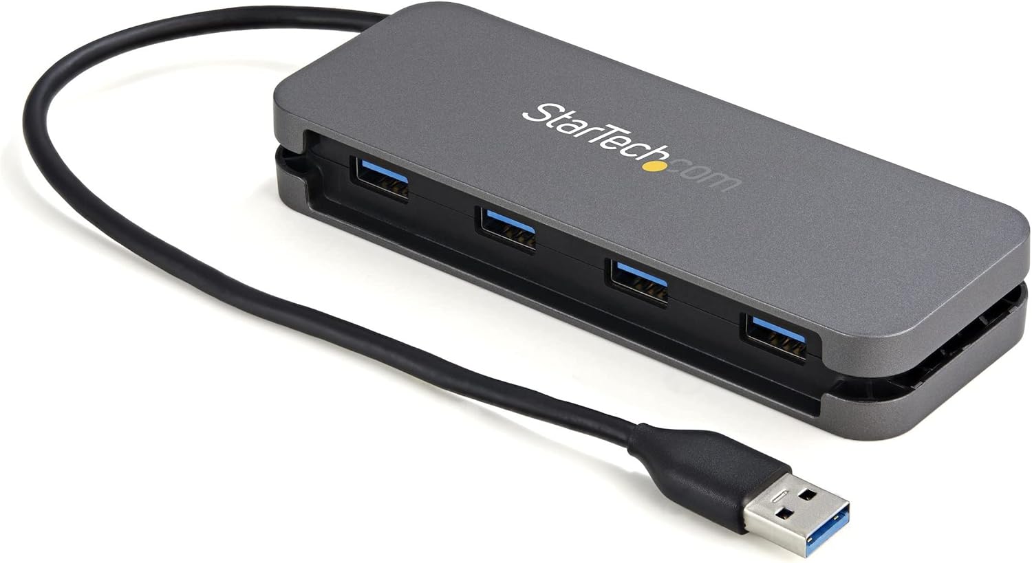 StarTech Hub USB-A 4 Ports 5Gbps, Bus, Câble 28cm (HB30AM4AB)