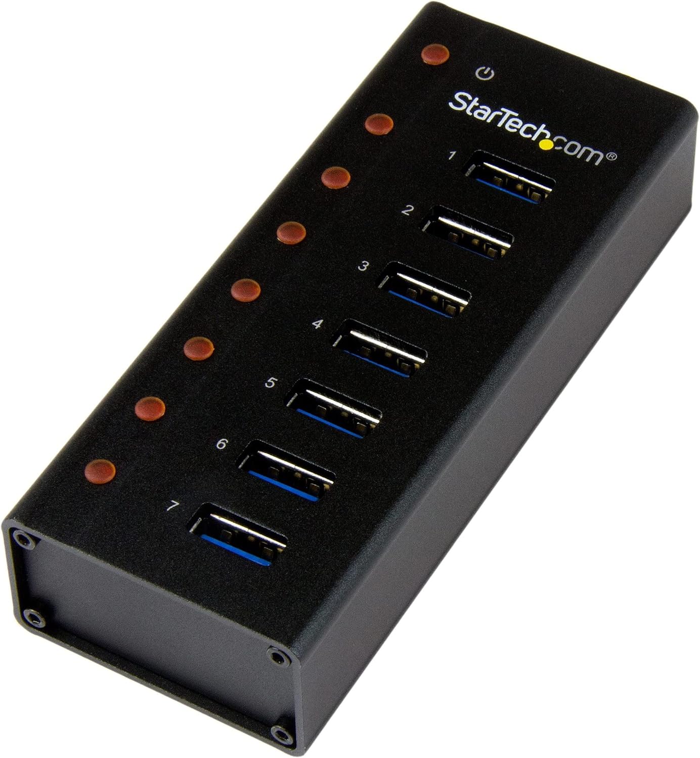 StarTech Hub USB 3.0 7 Ports 5Gbps, Boitier Metal, Mural (ST7300U3M)
