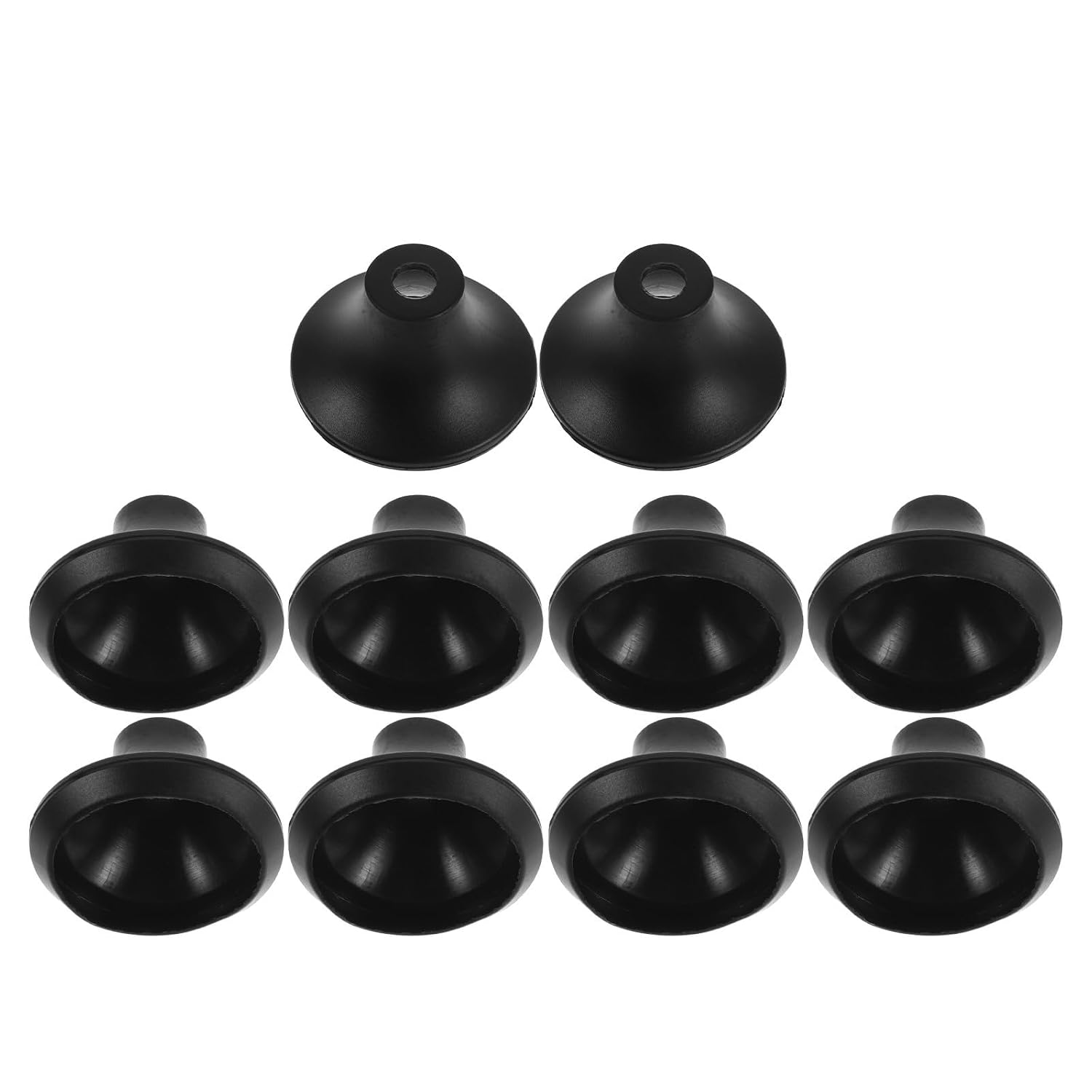 UKCOCO Lot de 10 Capuchons en Silicone Noir pour Sonde de Thermomètre, Protection Étanche et Anti-poussière, Résistant la Chaleur, Cuisine et Recherche Scientifique