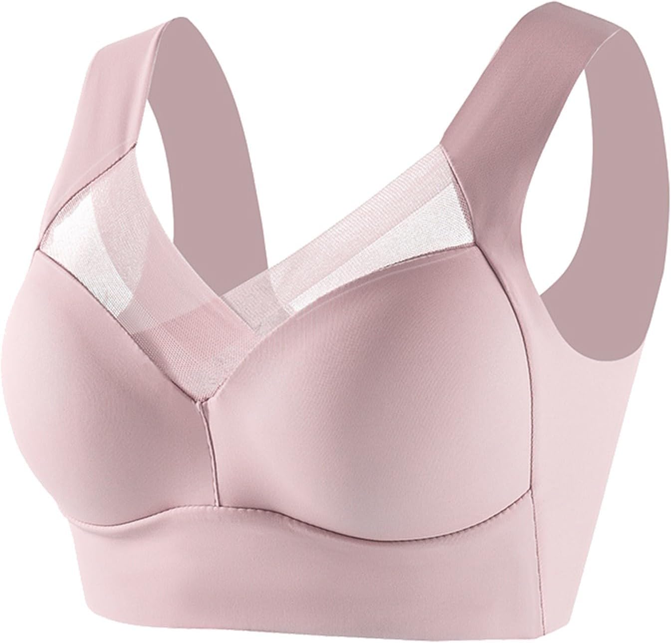 Soutien Gorge Decollete Plongeant Emboitant avec Armature Soutiens-Gorge Femme Dim Generous Grande Taille sans Soutif Bretelle Dos Nu Invisible Brassiere Sport