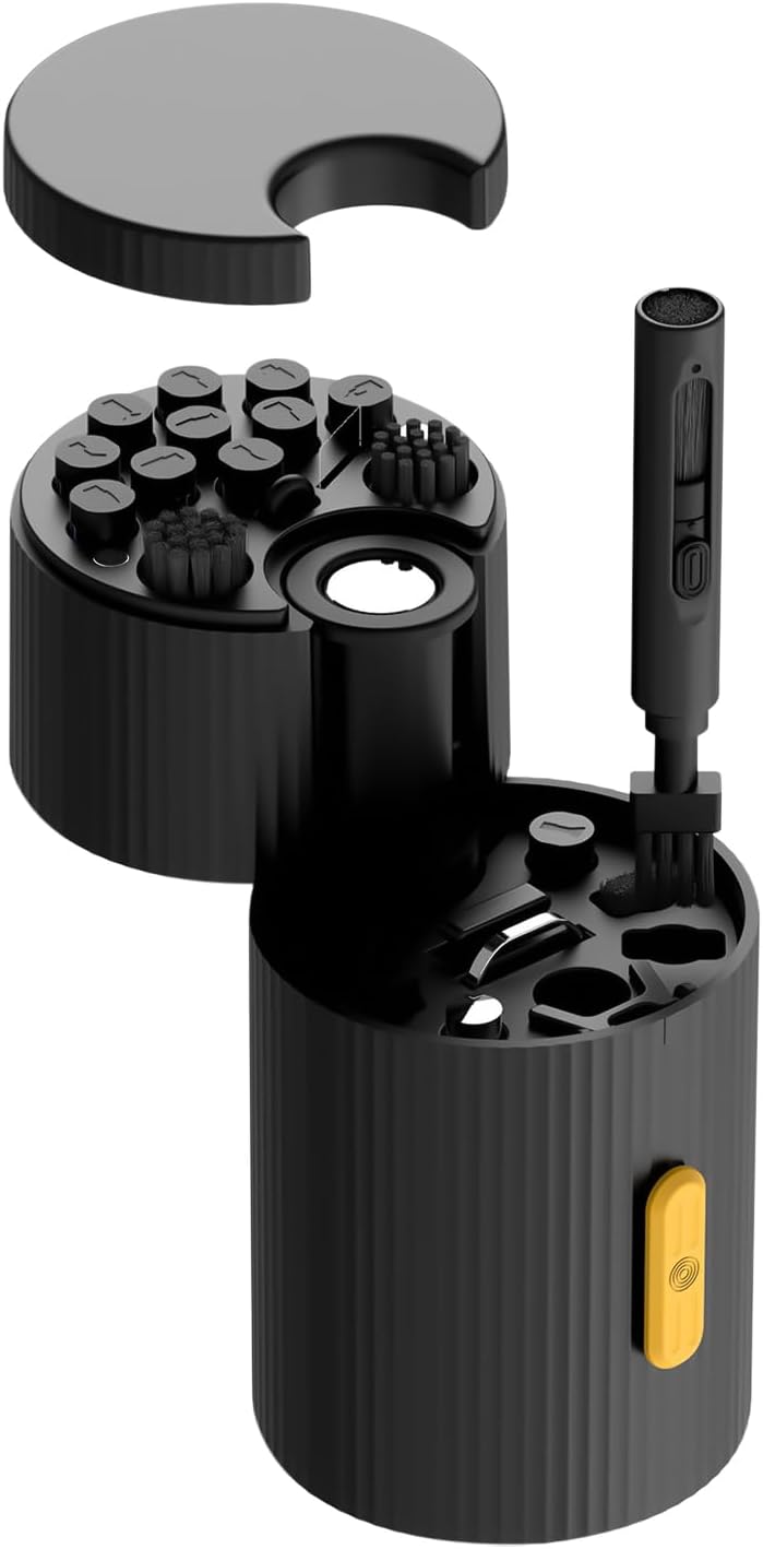 Kit de nettoyage de clavier – Outil portable magnétique 33 en 1 | Nettoyeur de clavier pour ordinateur portable | Pour la maison, le bureau, les voyages, l'écran, l'ordinateur portable, la