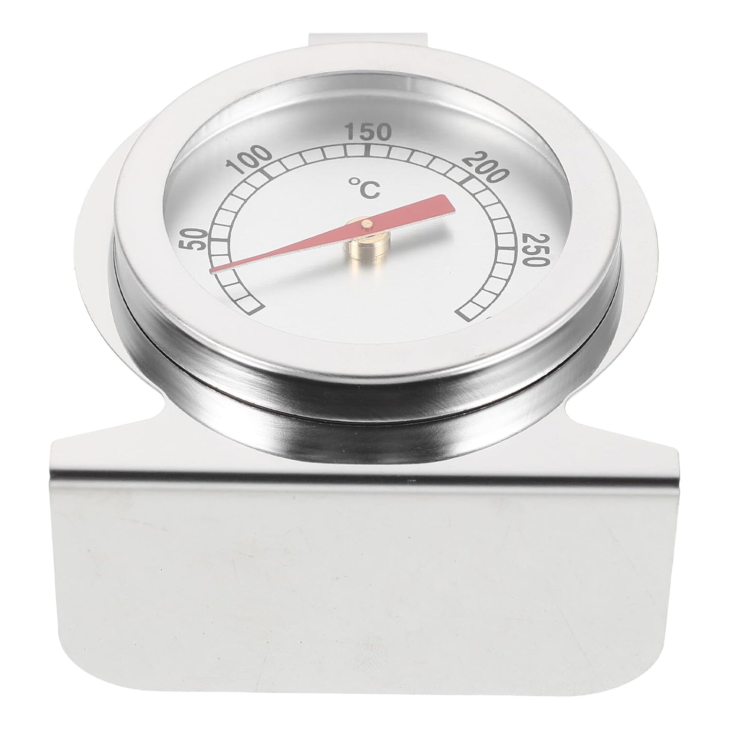 Toyvian Thermomètre de Four en Acier Inoxydable Cadran Clair, Mesure Précise de 0 à 300°c, Thermomètre de Cuisson Compact pour Pâtisserie et Rôtissage Cuisine Intérieure