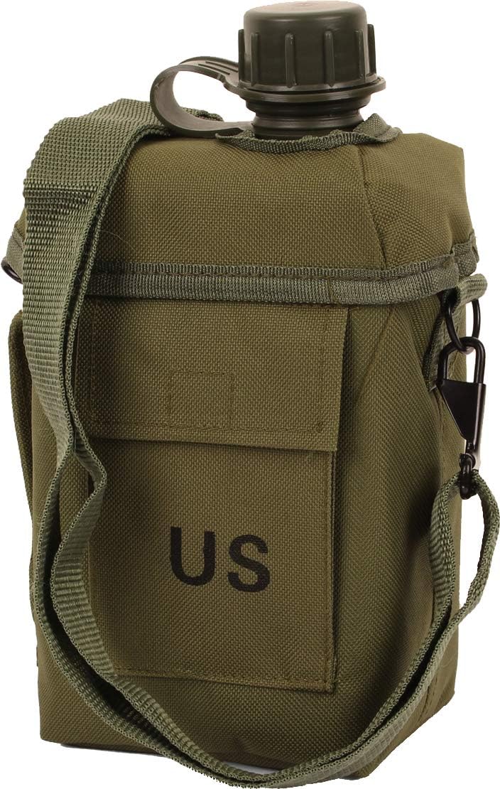Patrol Canteen Gourde avec housse et sangle Olive 2 l