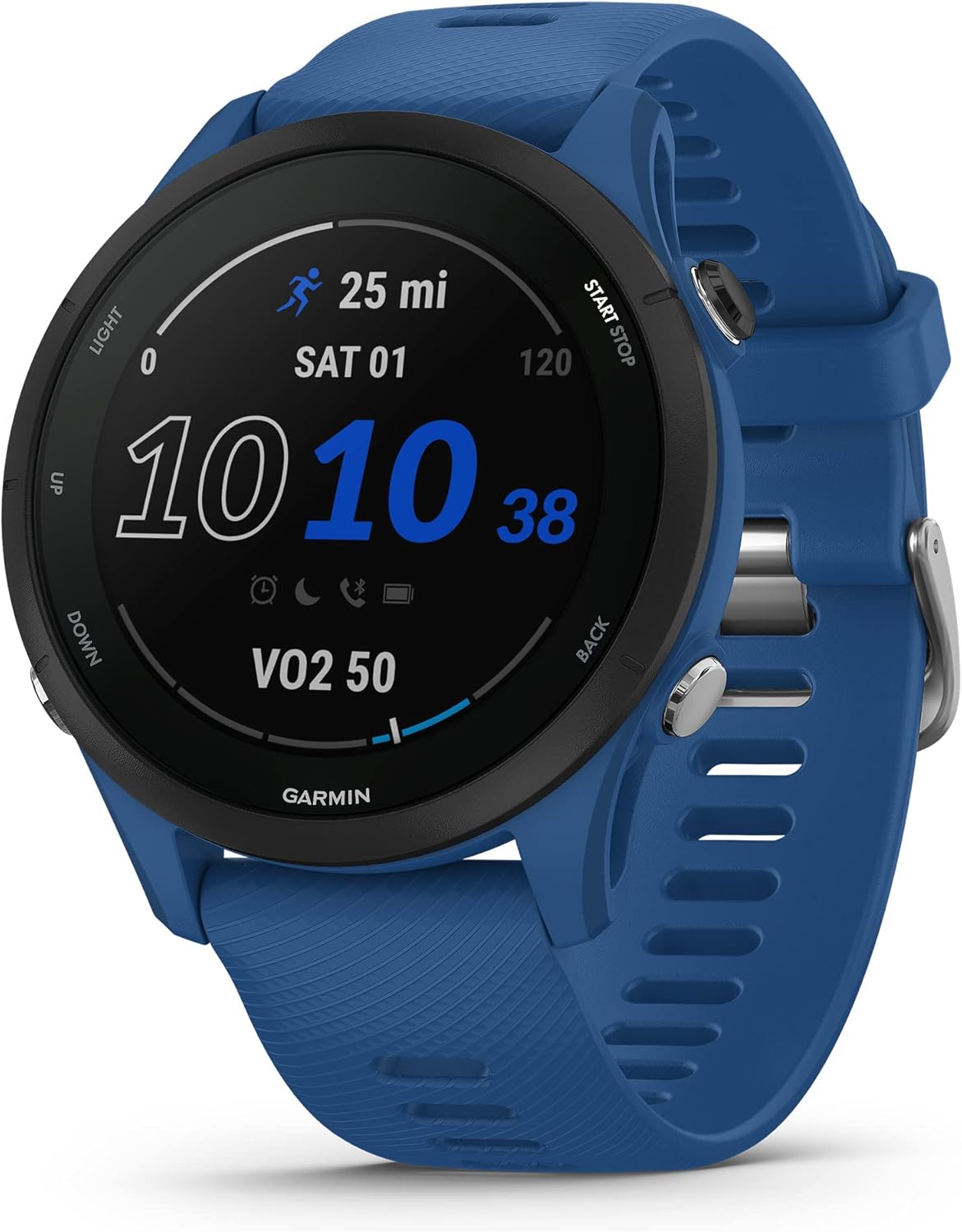 Garmin Forerunner® 255 Montre Intelligente GPS de Course à Pied Advanced Insights Batterie Longue durée Bleu marée