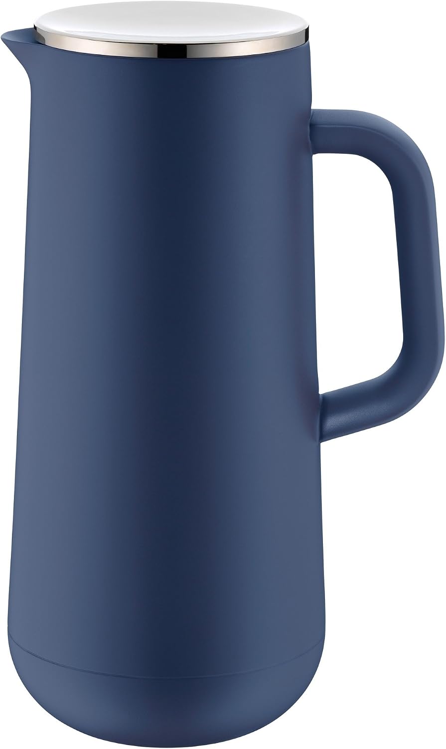 Bouteille thermos WMF Impulse 1l, bouteille isotherme pour café ou thé, bouchon à vis, garde les boissons froides et chaudes pendant 24 heures, bouteille thermos pour café ou thé, blanc