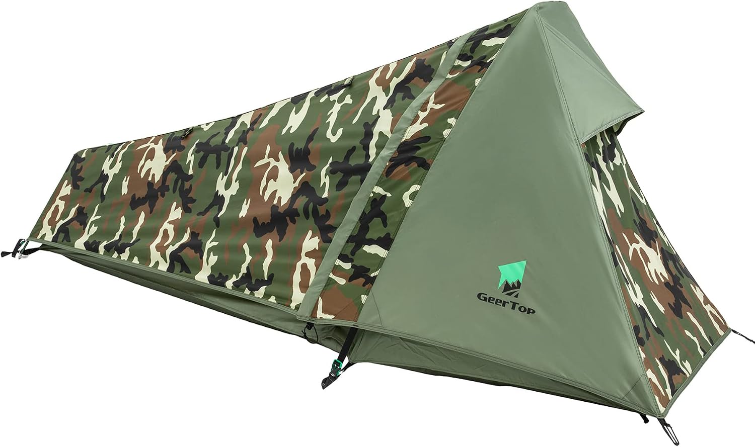 GEERTOP Tente de Randonnée Ultra Légère 1 Personne 3-4 Saison pour Camping Trekking d’Extérieur