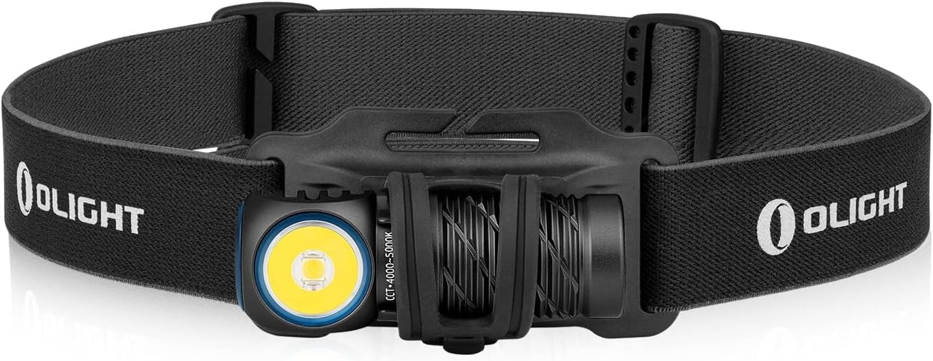 OLIGHT Perun 2 Mini LED Lampe Frontale 1100 Lumen, 10 Jour Max, Portée 150m