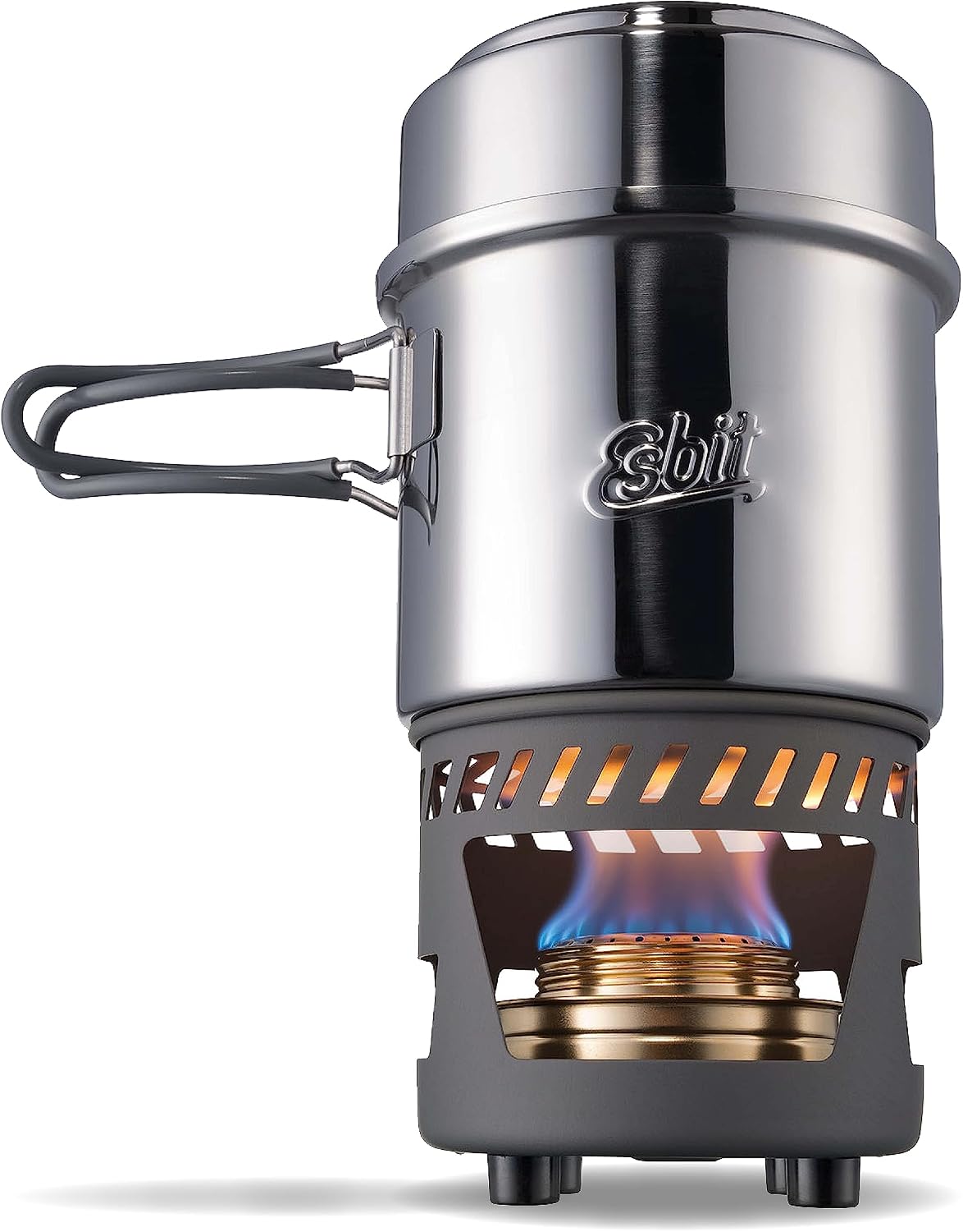 Esbit Kit de Cuisine à Alcool | Format Compact | Grande et Petite Casserole | Camping, randonnée, Cuisine en Plein air