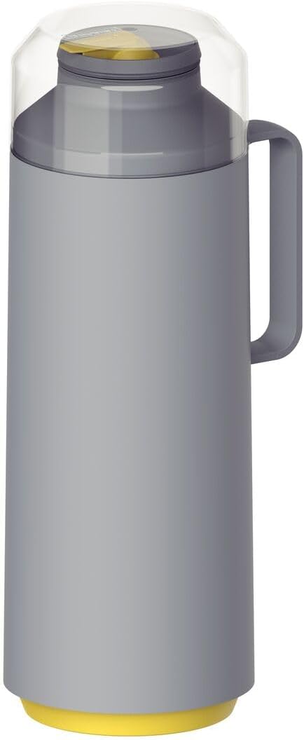 Tramontina Bouteille Isotherme Exata en Plastique Rouge avec Ampoule en Verre 1 L