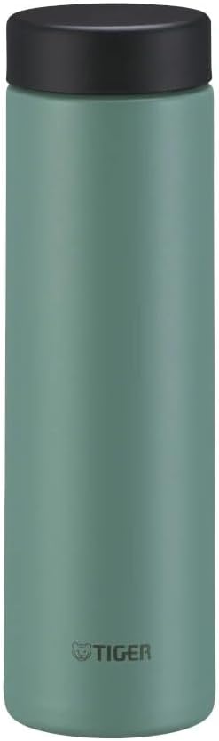 Bouteille isotherme Tiger MMZ-W Easy-to-Carry, ultra légère, petites capacités, facile à laver, sans BPA, conservation froid 24h et chaud 12h, conçue au Japon (pierre noire, 500 mL)