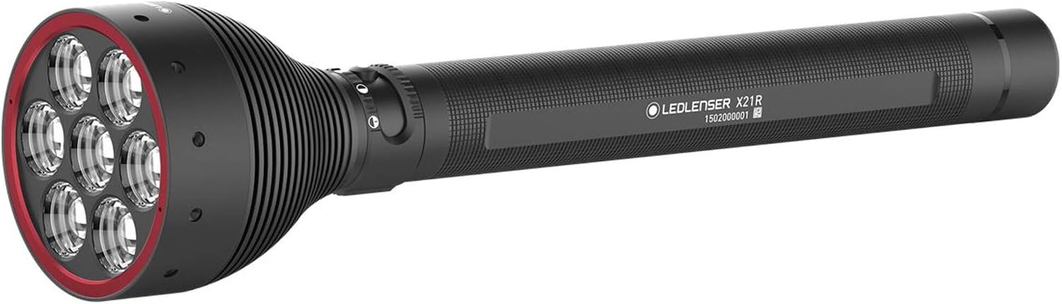 Ledlenser X21R Projecteur rechargeable, 5000lm, 800m de portée, IP54