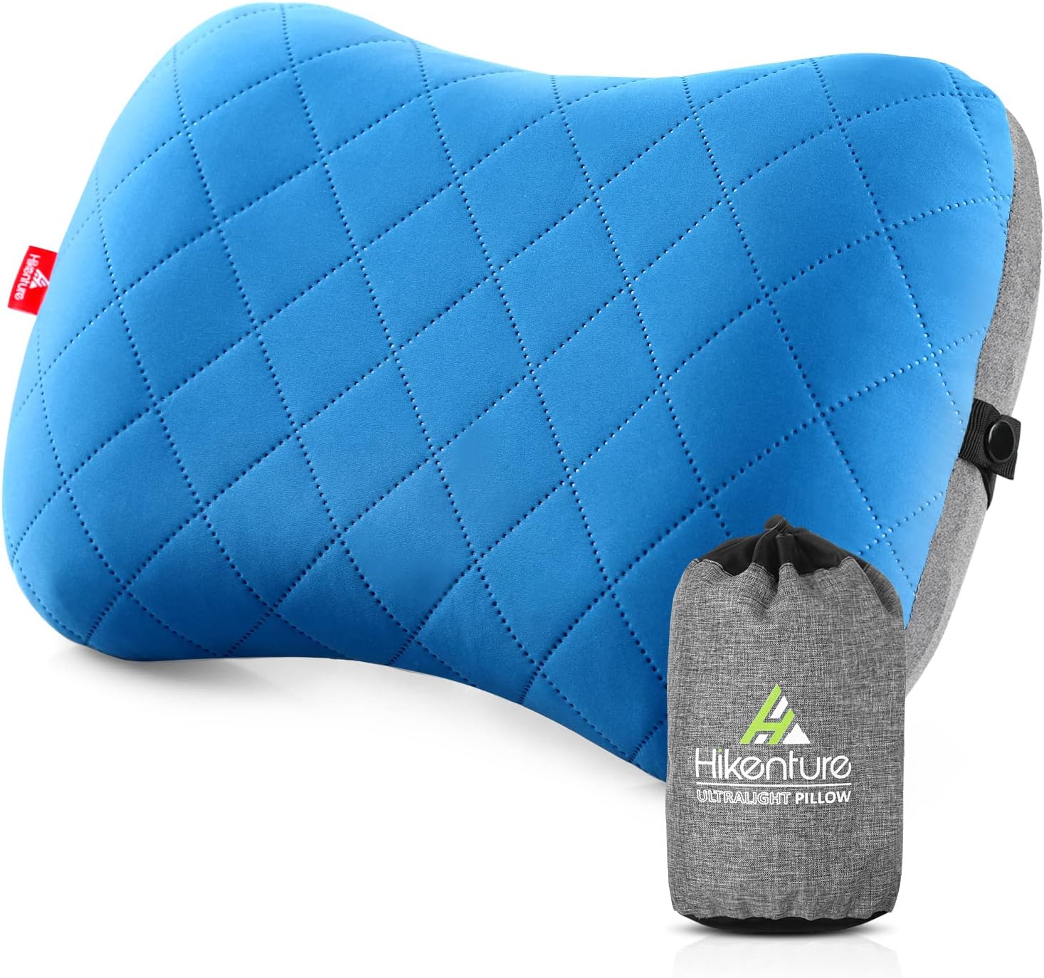 HIKENTURE Oreiller Gonflable Camping/Voyage Ultraléger avec Taie Amovible