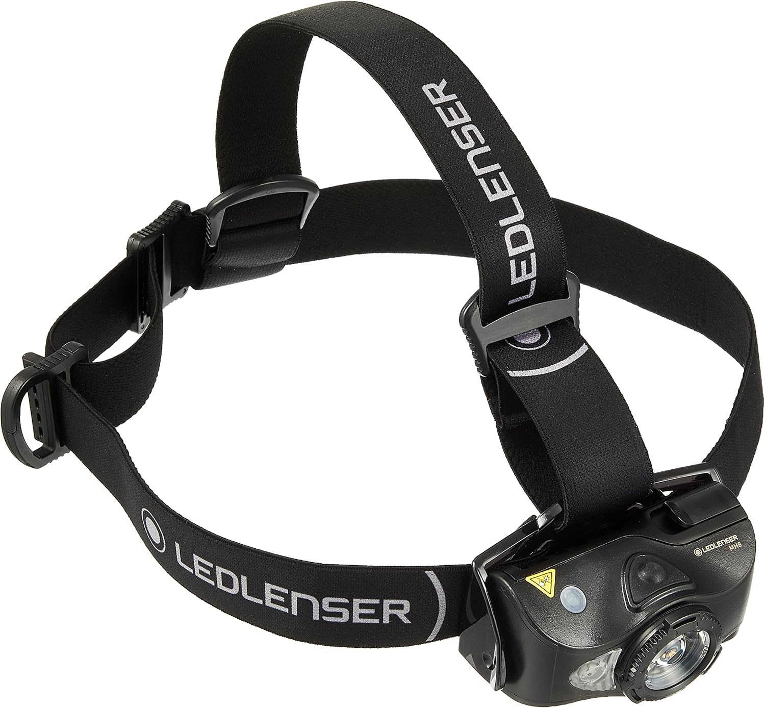 Ledlenser MH8 Lampe Frontale LED avec LED Mulitcolor supplémentaire, Chasse, pêche, 600 lumens, Batterie Incluse