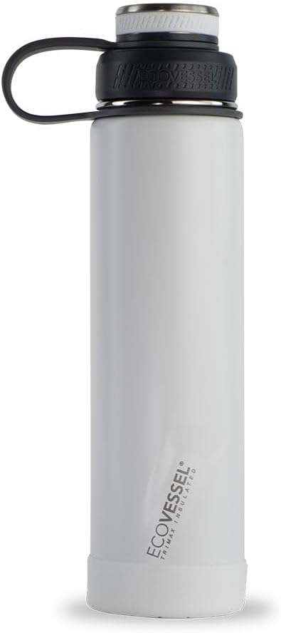 BOULDER TriMax Bouteille d'eau isotherme en acier inoxydable – 590 ml – Champ de lavande