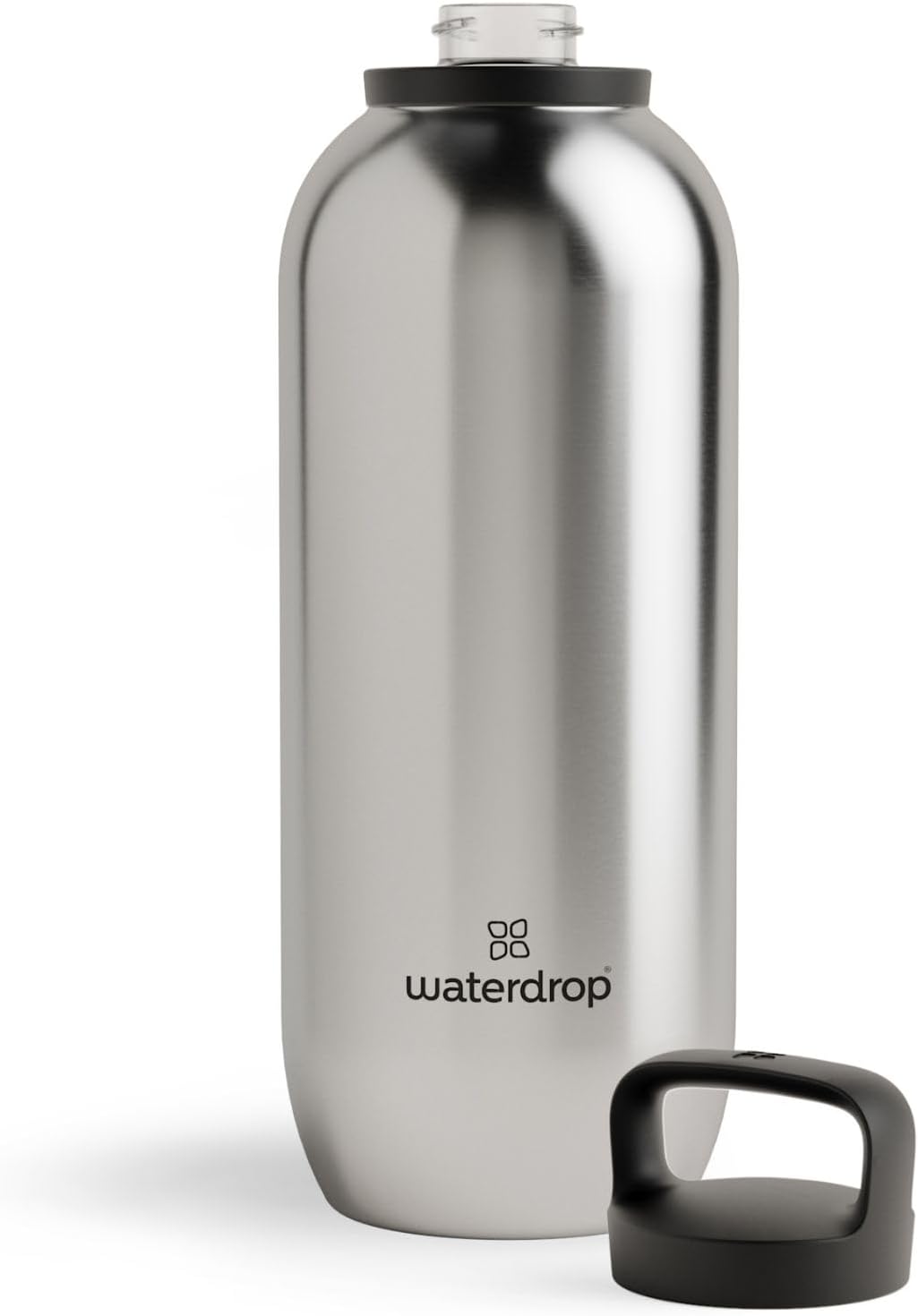 waterdrop® Gourde Thermo 1l gourde isotherme en inox, 24h froid - 12h chaud, anti-fuite & résistante, thermo pour le café