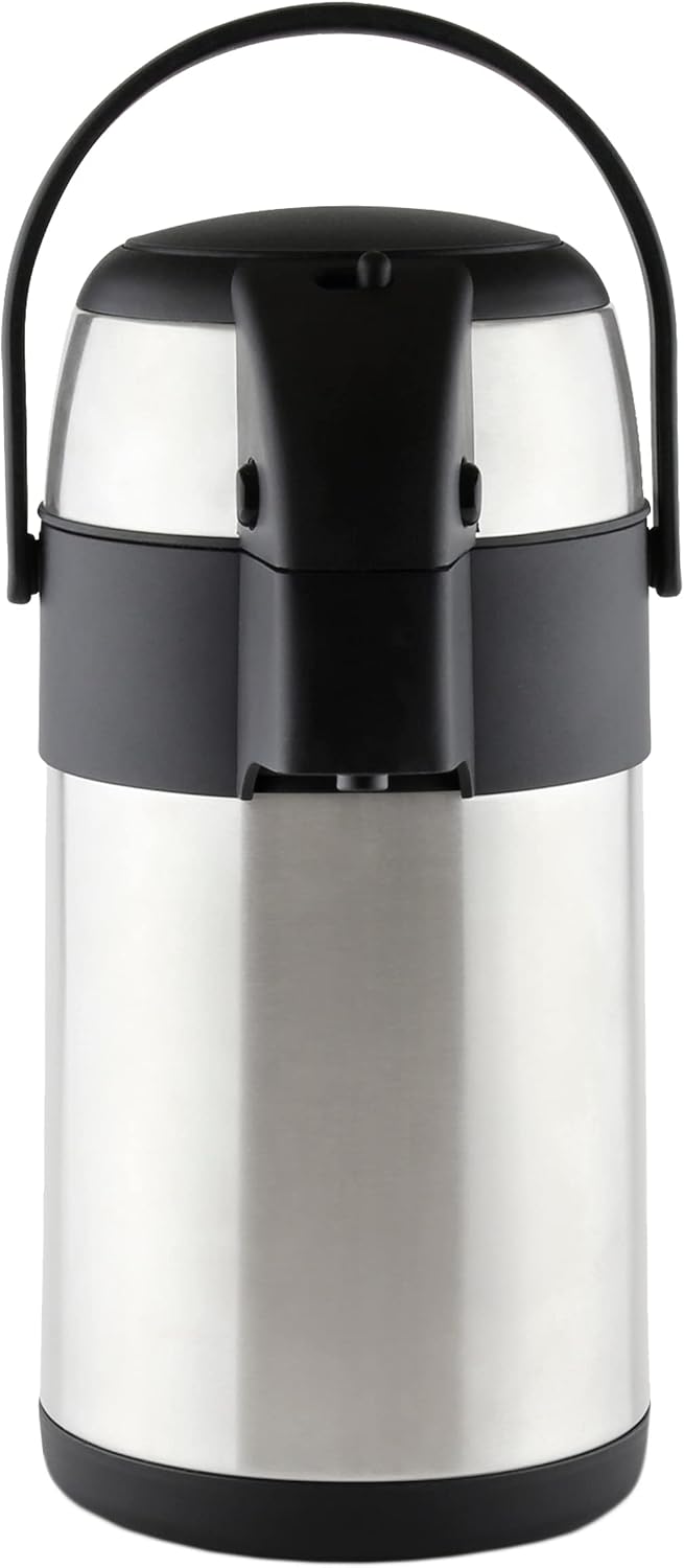 Pioneer Thermos de 2,2 litres, Pompe à Pression: Distributeur de Boissons