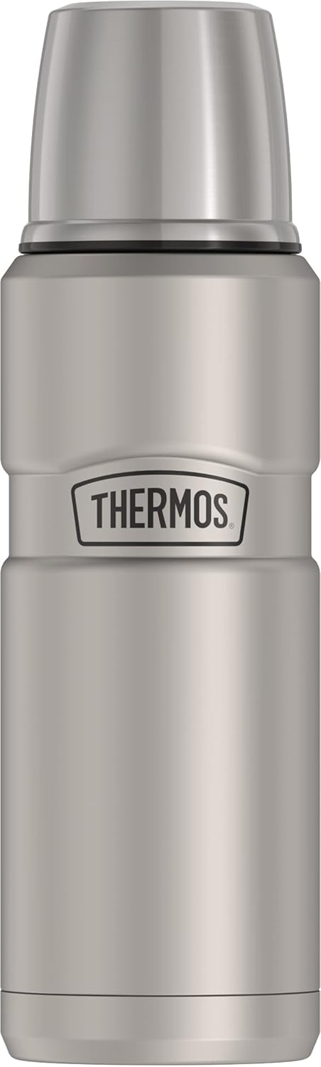 THERMOS Stainless King Bouteille compacte isotherme sous vide, 473 ml, bleu nuit