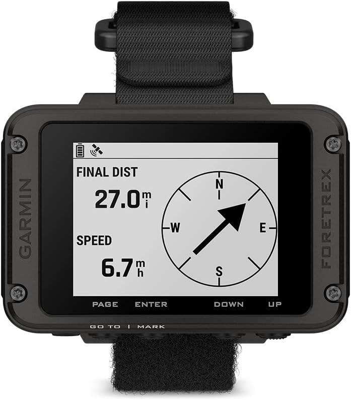 Garmin Foretrex 801, Navigation GPS au Poignet avec Sangle, GNSS multibande amélioré, Plus Longue durée de Vie de la Batterie