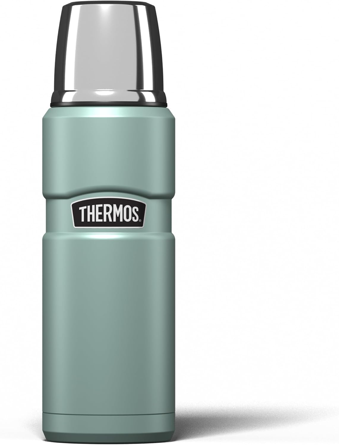 Bouteille Thermos en Acier Inoxydable, Bleu Canard, 470 ML