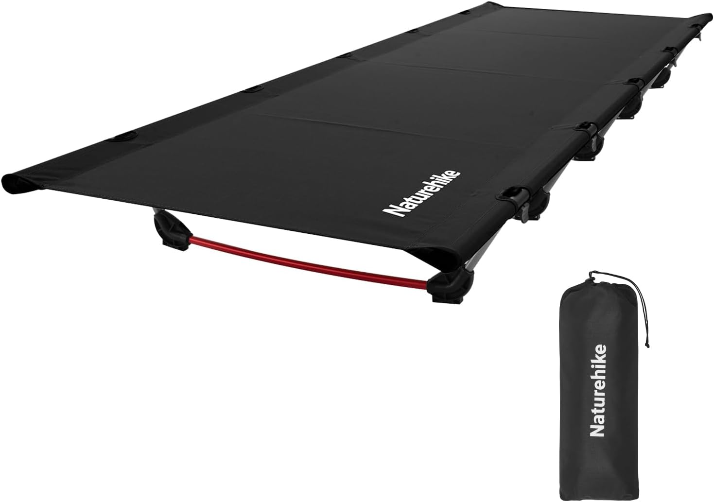 Naturehike Lit de Camp Pliable,Ultra Léger Portable Solide et Durable Sac de Transport pour Randonnée,Voyage,Pêche,Matelas Gonflable,Charge Maximal 150kg pour Adultes