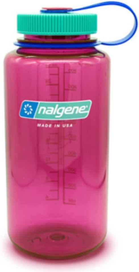 Nalgene Sustain Tritan Bouteille d'eau sans BPA fabriquée avec des matériaux dérivés de 50 % de déchets plastiques, 946 ml, large ouverture