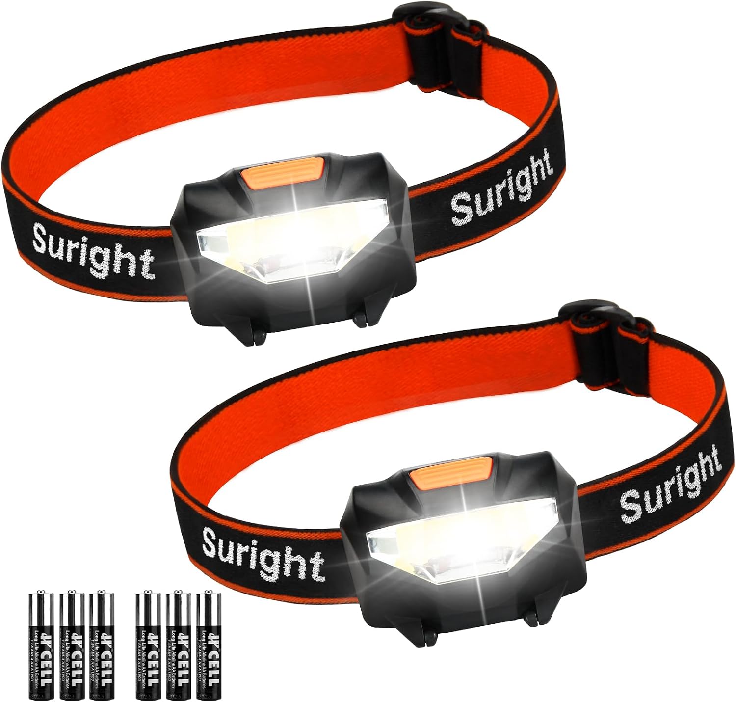 Torche Frontale, Lampe Frontale Puissante LED 140 LM, 3 Modes d’Eclairage
