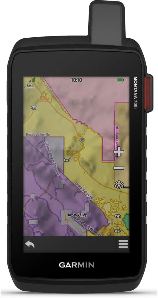 Garmin Montana 700i, GPS Portable Robuste avec Technologie Satellite inReach intégrée, écran Tactile Couleur de 5 Pouces Compatible avec Les Gants