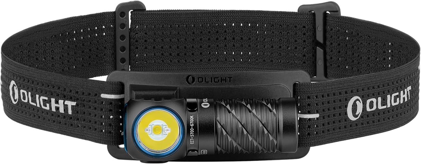 OLIGHT Perun 3 Mini HCRI Lampe Frontale Super 920 Lumens, 10 Jours Max