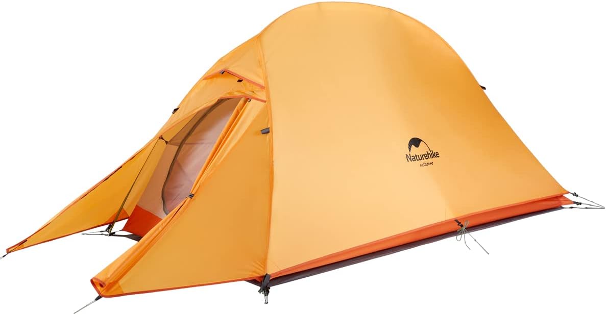 Naturehike Cloud-up 1 Tente de Dôme de Randonnée Ultra Légère pour 1 Personne Autoportante Imperméable pour Camping Outdoor Cyclisme Moto
