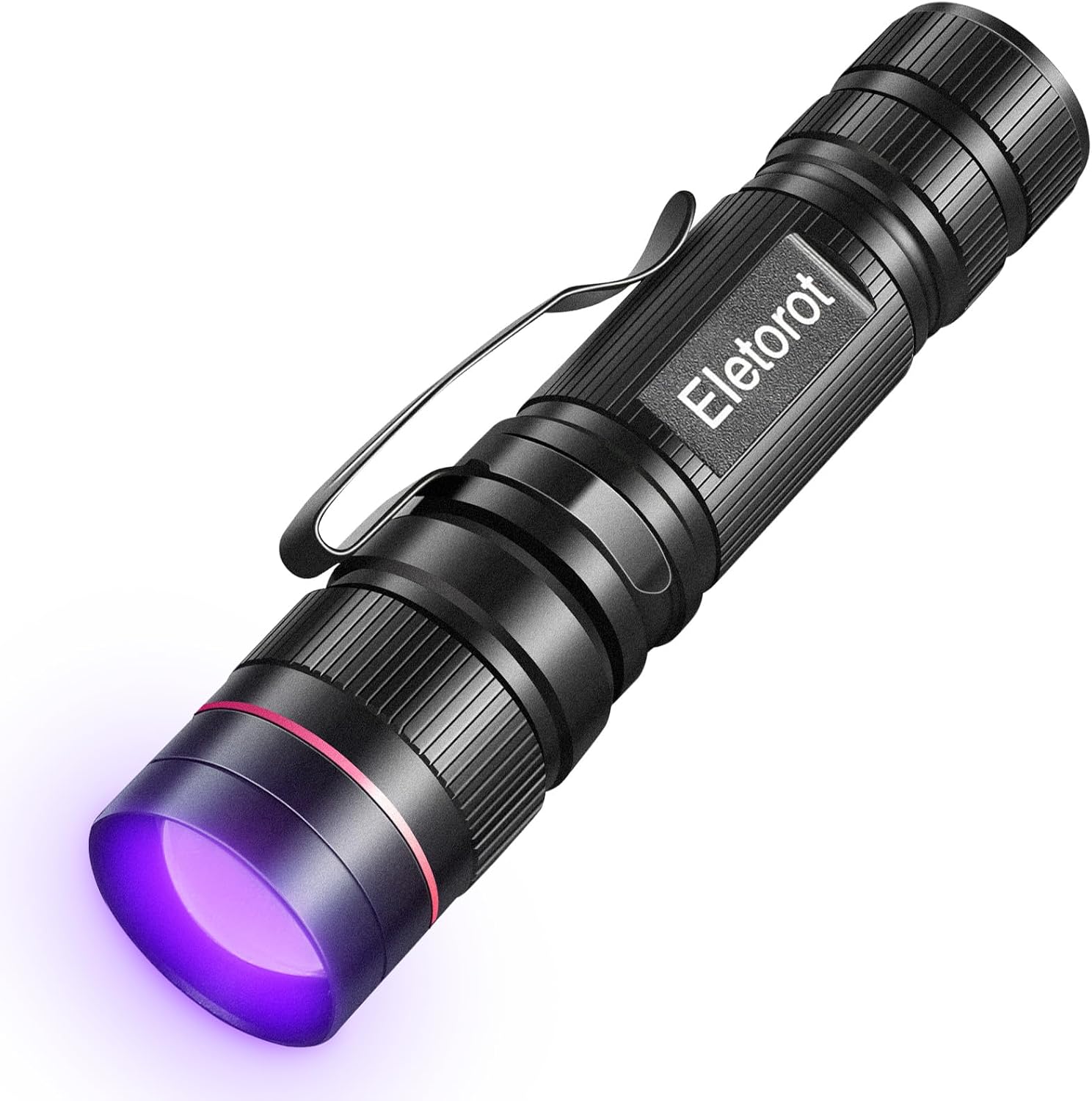 Eletorot Lampe Torche UV LED 395nm, Mini Lampe UV Lumière Noire