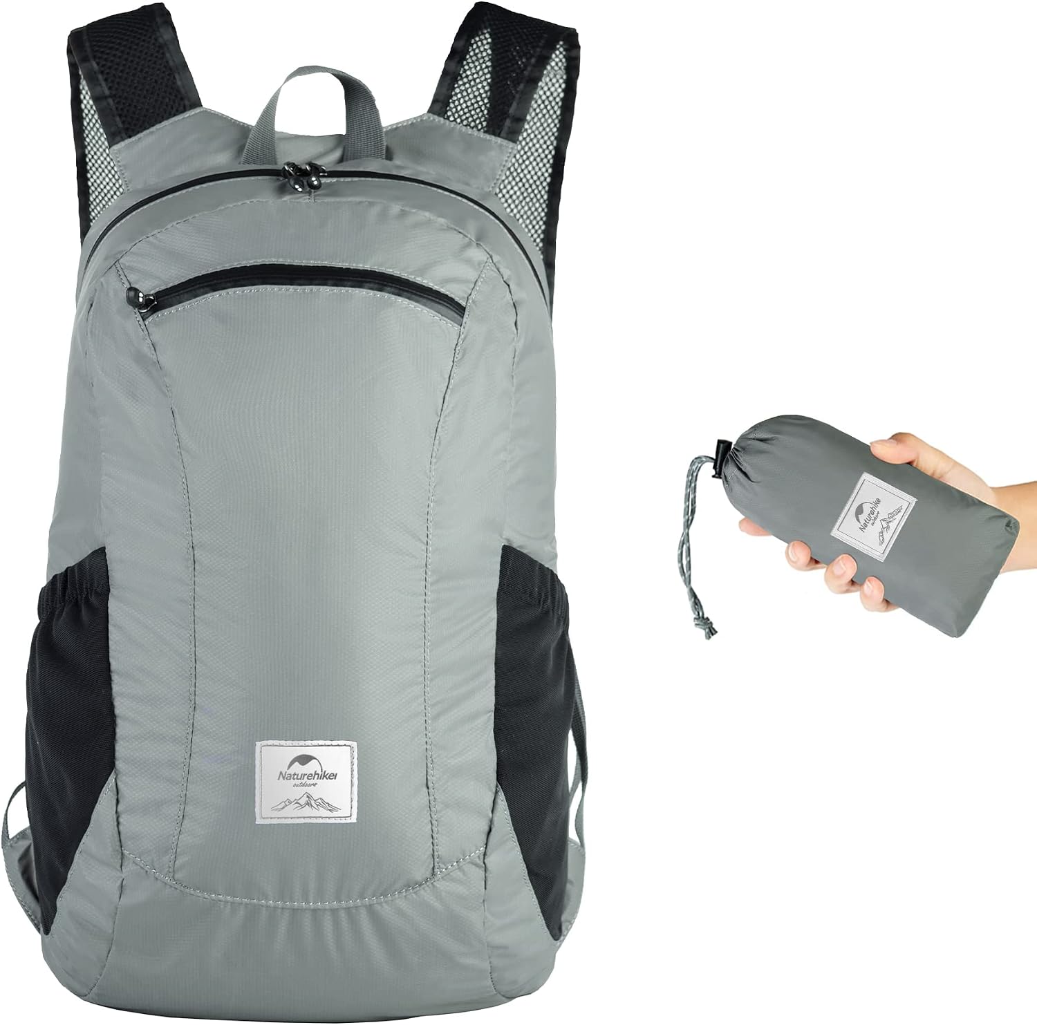 Naturehike Sac Pliable de Compression Sac à Dos de Randonnée Ultraléger Sac à dos d'alpinisme Portable Sac Unisexe 18L