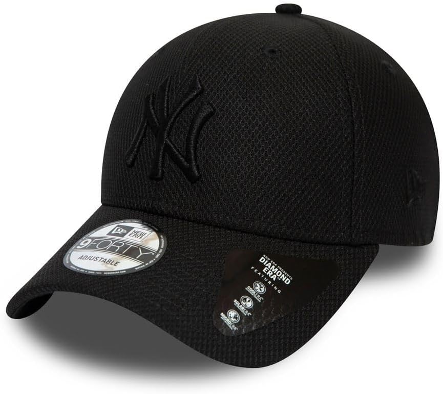 New Era New York Yankees MLB Diamond Era Black 9Forty Adjustable Cap