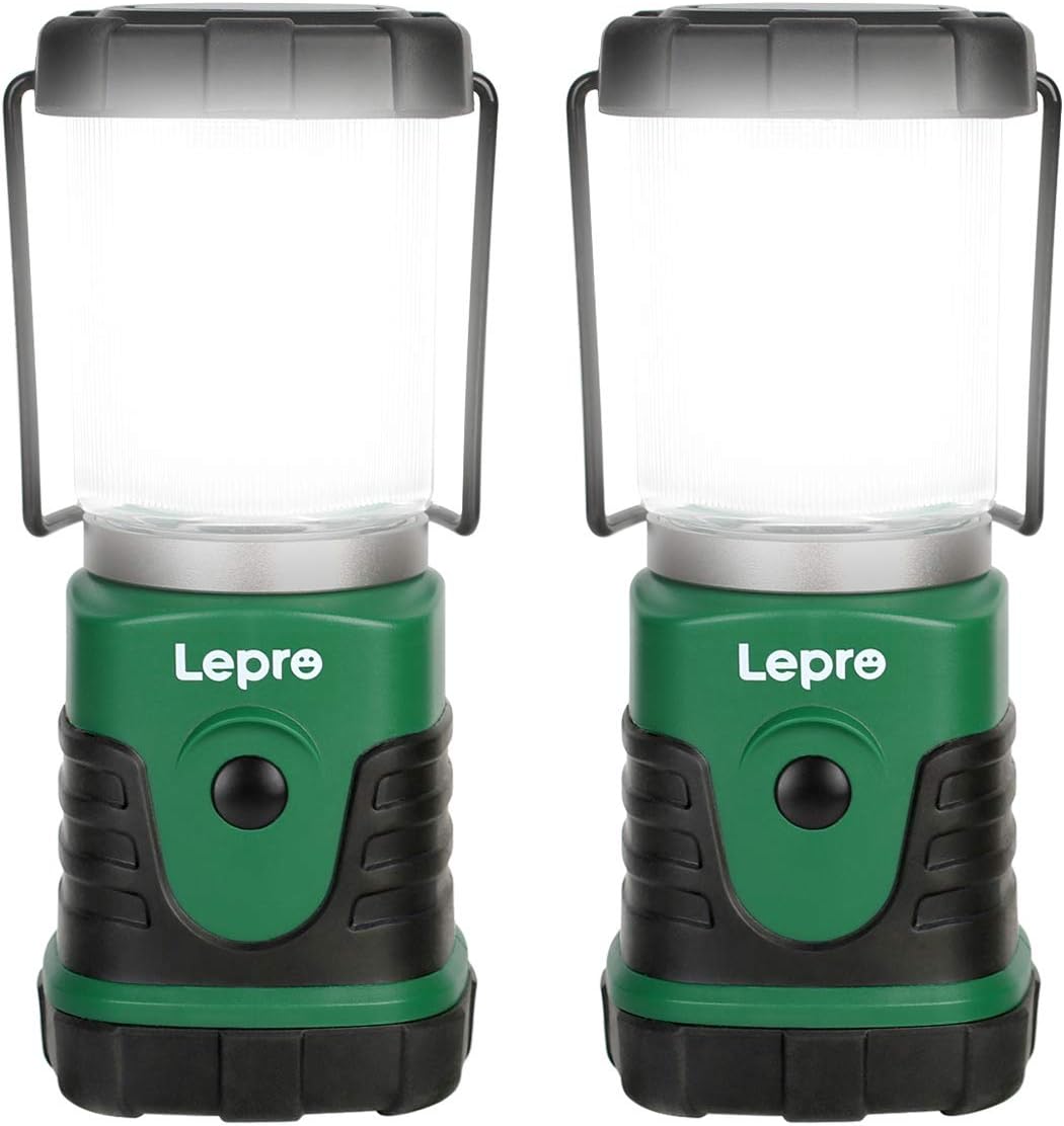 Lepro Lot de 2 Mini Lanternes Camping LED IPX4