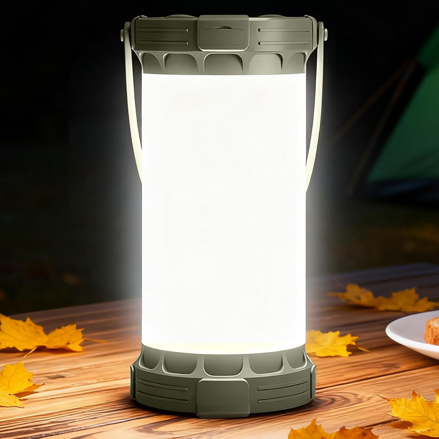 Glocusent Mis à Niveau Lampe Camping Rechargeable, USB-C, 200Hrs, 135 LEDs