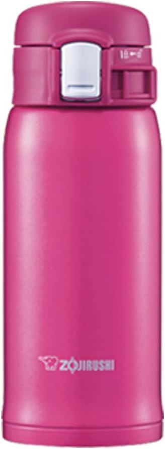 Zojirushi SM-SF36-AD Bouteille d'eau, boisson directe, ouverture d'une seule pression, mug en acier inoxydable, 12,2 fl oz (360 ml), bleu marine