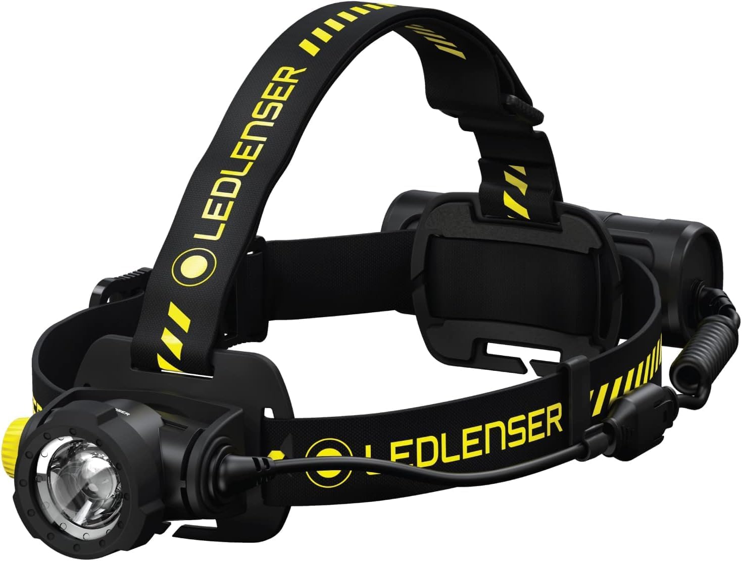 Ledlenser H7R Work Lampe frontale rechargeable 1000lm, Attache casque, IP67