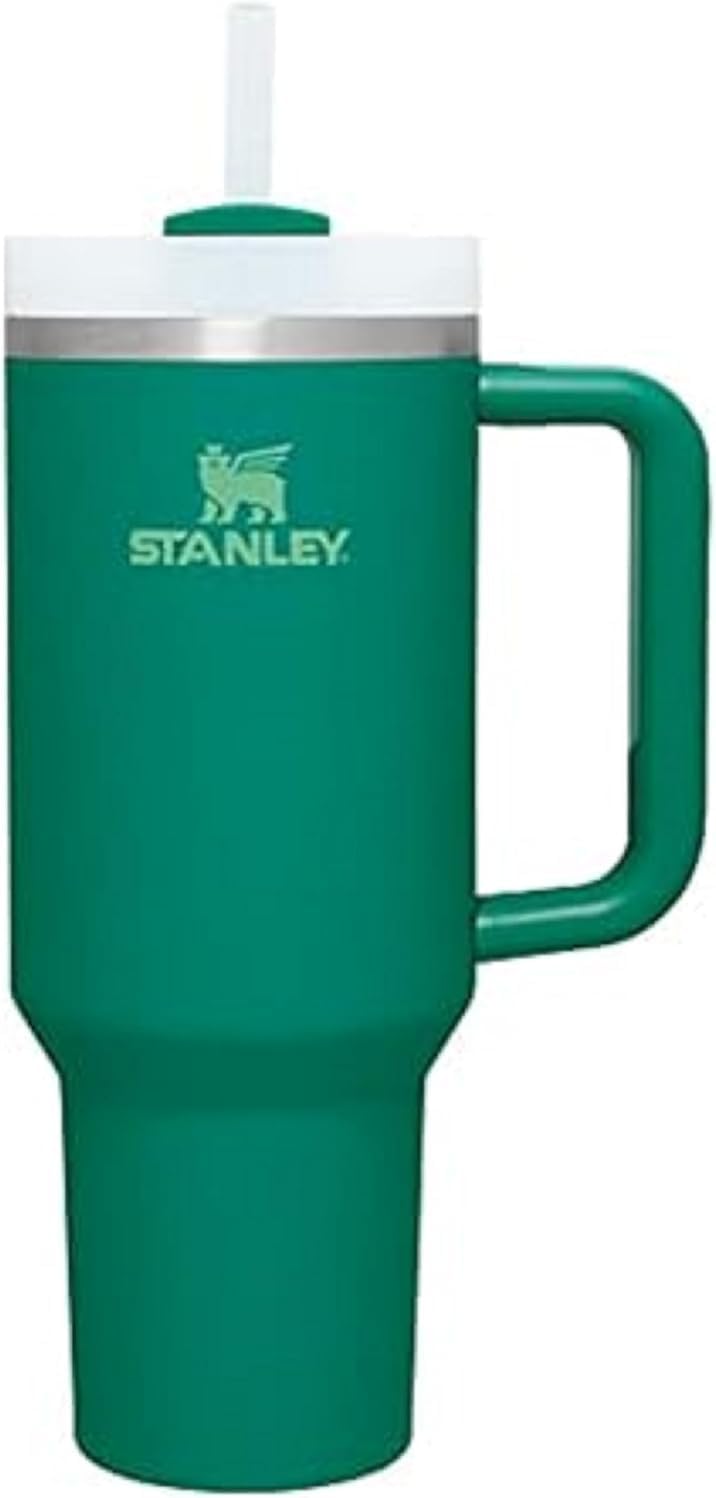 Stanley Quencher H2.0 FlowState Gobelet isotherme en acier inoxydable avec couvercle et paille pour eau, thé glacé ou café, smoothie et plus encore, lilas, 887 ml