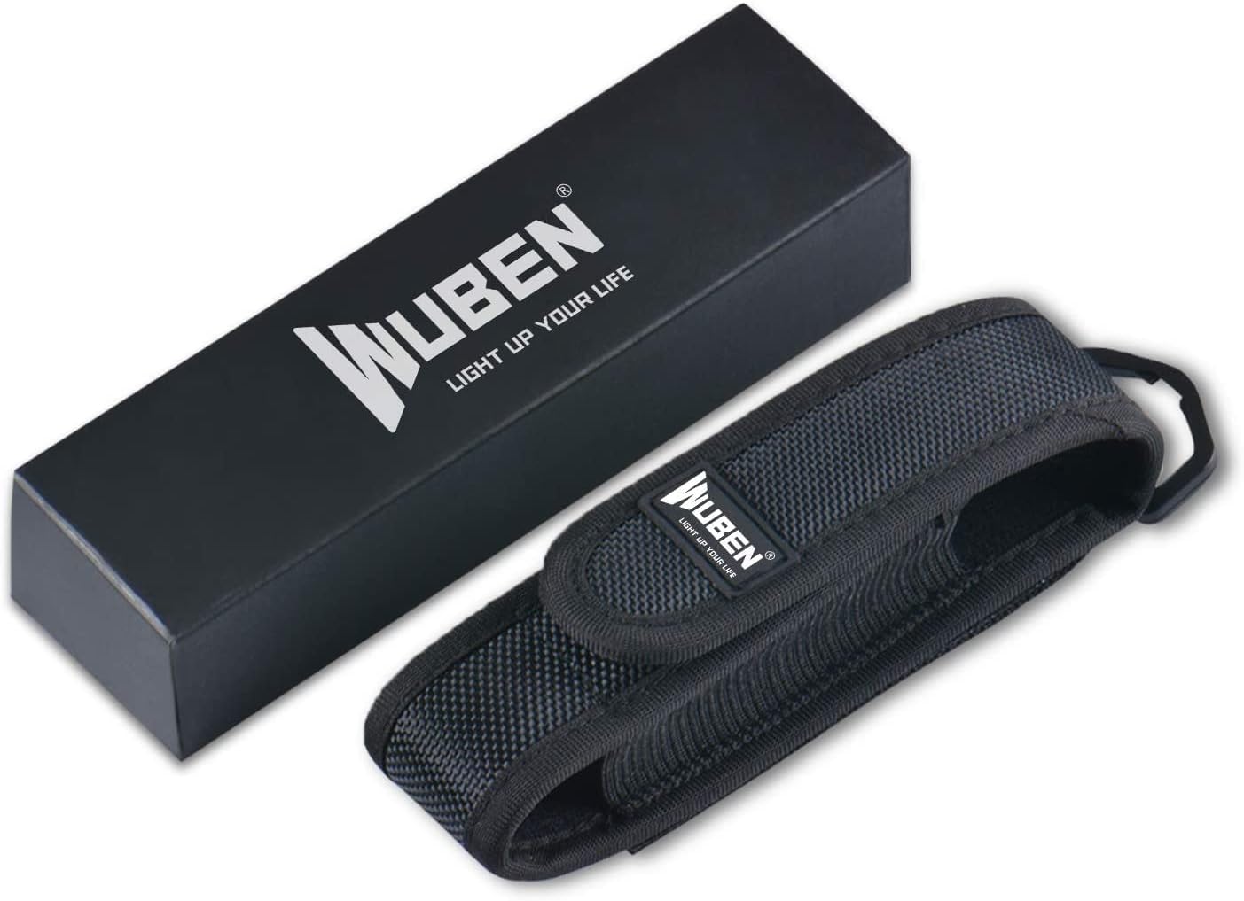 WUBEN L50 Lampe de poche LED Ultra Puissante, Rechargeable 1200 Lumens Étanche avec Fonction Mémoire Tactique Militaire Lampe Torche, 5 Modes, pour le camping, la randonnée, D'urgence