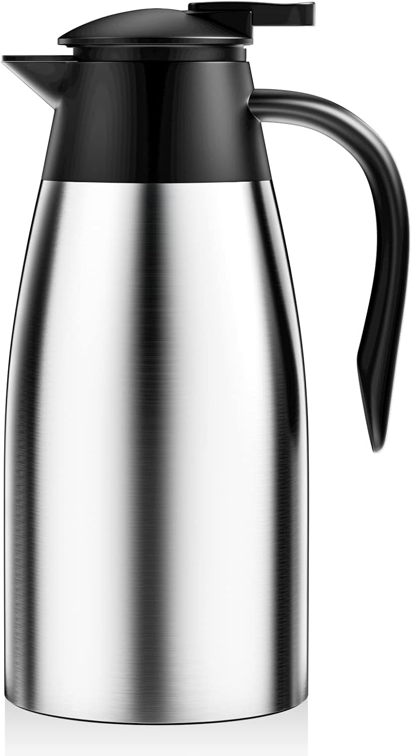Uootach 2 L Bouteille Isotherme en Acier Inoxydable